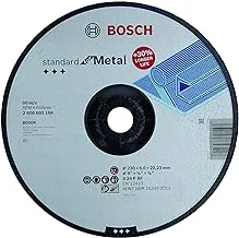 Bosch 2608603184 Standard for Metal Grinding disc with Depressed Centre, 230 mm, Grey, 1 Piece