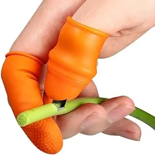 Kevin Enterprise Thumb Knife Silicone Thumb Knife Finger Cutter Cutting Set Vegetables Picker and Finger Protector