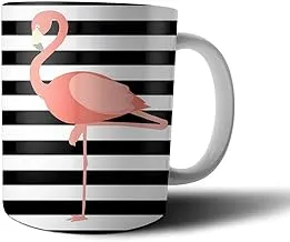 Flamingo Printed Ceramic Mug - Multi Color