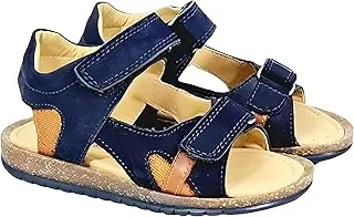 Bellino boys Natural Leather Velcro Strap Sandal Sandal