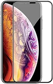 واقي شاشة من الزجاج المقوى Dragon iPhone 11 Pro Max تغطية كاملة حافة مستديرة ، صلابة 9H ، مضاد لبصمات الأصابع ، خالٍ من الفقاعات ، مناسب للحالة