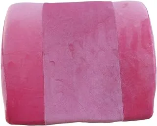 Comfy back support ergonomic memory foam Pillow - Adjustable strap - For Car seat - Pink