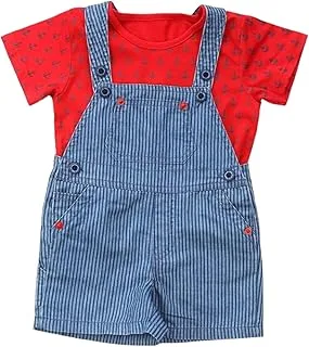 Sika Boys Set of 2 pieces (Bodysuit & Half Sleeve T-shirt) Printed Anchor Set Of 2 Pieces