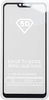 5D Glass Screen Protector for Oppo F7 - Clear/Black