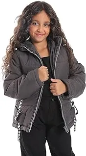 Andora Girls Waterproof Zipper Bomber-36W24G0401 Jacket