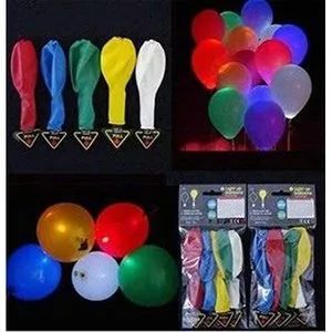 Multicolor LED Balloons Set For Birthday Parties