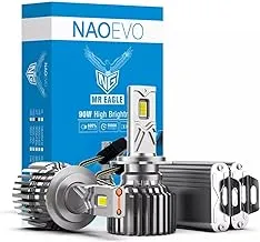 NAOEVO NG Series LED Headlight Bulbs 180 Watts / 21,600 Lumens, set of2 Bulbs (H 7)