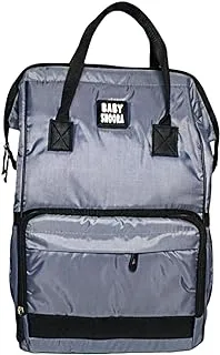 Baby Shoora Waterproof Baby Diaper Backpack For Unisex-Grey