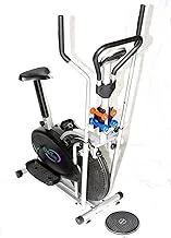 Orbitrek Exercise Bike For Cardio Training, Stationary Bikes, Flywheel Bicycle With Resistance For Home Gym, Adjustable Seat, Indoor And Outdoor With disk twister