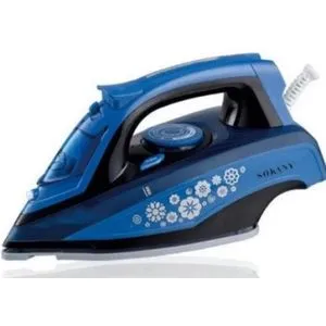 Sokany Steam Iron 2400 Watt SK-8877 , Blue/Black