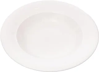 Tunisie Tu-4800223 Set Of 6 Pieces Of Porcelain Artemis Soup Plate 23Cm Suitable For Home And Restaurants With Premium Durable Material - Off-White