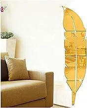 3D Acrylic Feather Mirror Wall Sticker Children's Room Home Decoration Stickers