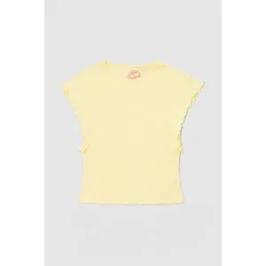 Debenhams Girls Rib Jersey Frill Shoulder Tee