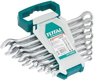 T 0TAL THT102286 8 Pcs Spanner Set, Combination Spanner Set, Ring Spanner And Open End (6-19mm) Size Combination Spanner Set