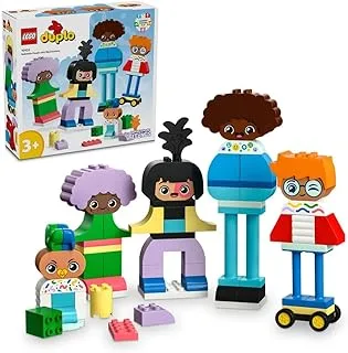 مجموعة ألعاب LEGO® DUPLO® Town لأشخاص قابلين للبناء مع عواطف كبيرة 10423 للتعلم والتعليم؛ لعبة مكعبات البناء للأطفال الصغار (71 قطعة)