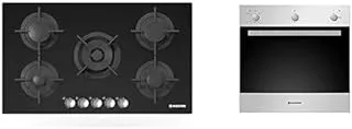 HOOVER Built-In Set : Hob HGV95SMWCGB EGY + Oven HPG202/1XG + Hood HSD9MGPP-EGY