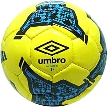 Umbro Neo Trainer HS Soccer Ball, Size 3, Yellow/Black/Malibu Blue