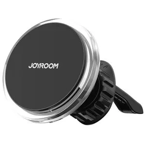 JOYROOM JR-ZS291 Magnetic Wireless Car Charger Holder With LED Letter Ring Holder Air Vent