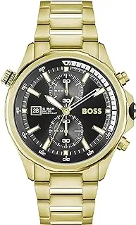 Hugo Boss Chronograph Quartz Watch for men with Gold colored Stainless Steel bracelet - 1513932