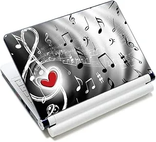 Music Notes Laptop Skin Sticker Vinyl Sticker Decal Protector Cover for 12 13 13.3 14 15 inch Notebook PC