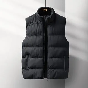 Fashion Men's Fashion Vest Autumn Winter Jackets Casual Warm Vest