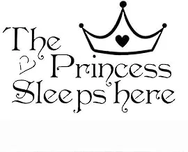 THE PRINCESS SLEEPS HERE Stickers Decoration Wall Stickers