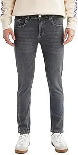 DeFacto Mens Carlo - Skinny Fit Denim A2140AX Denim Trousers