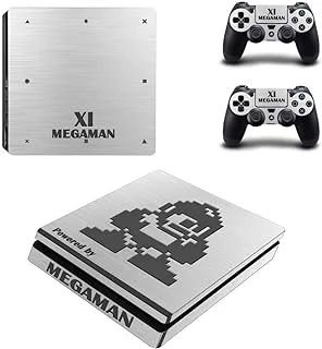 Megaman Sticker for Sony Playstation 4 (Slim) and Remote Controllers