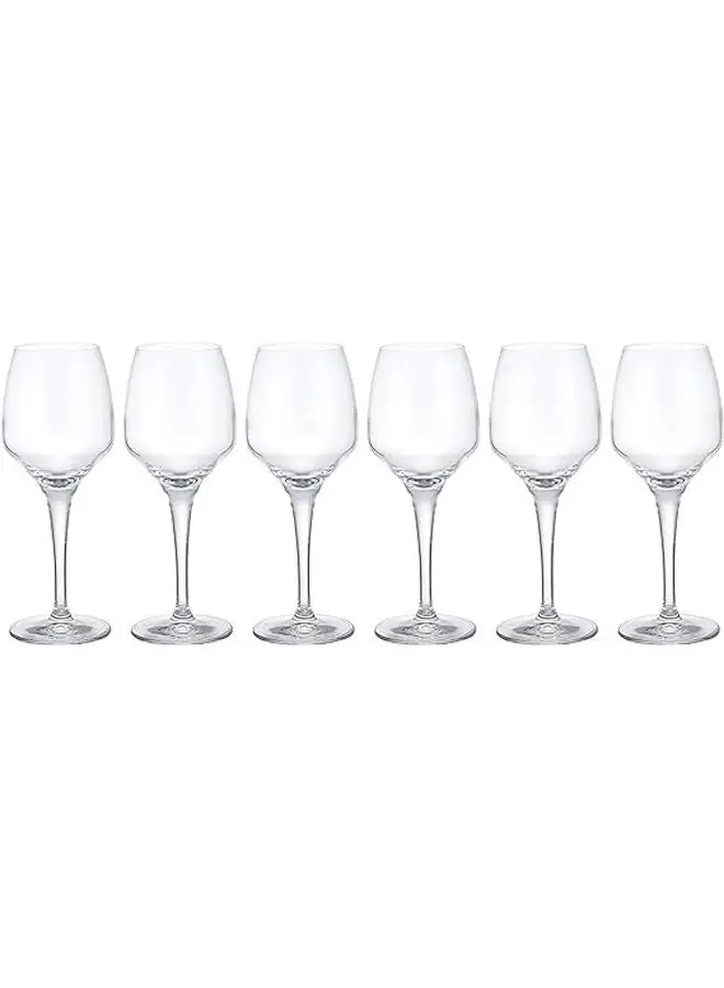 Pasabahce Fame Wine Glass 6 Pcs Clear