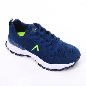 Activ Neon Green Detail For Blue Lace Closure Sneakers