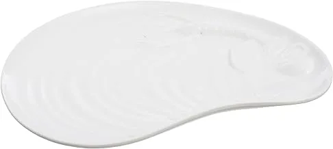 Rosa Porcelain Sea Food Service Plate, 38 cm Size