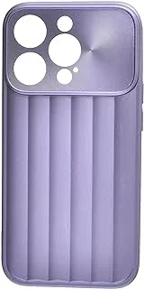 Ribbed High Quality Back Cover With Hygenic And Robust Protection Against Drops Impacts For Iphone 15 Pro - Purple