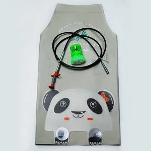 Offer Soap Tank & Metal Hand For Cleaning. Panda & Waterproof Bib