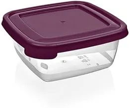 Bager Cook&Keep Square Storage Box 250 Ml, Burgundy