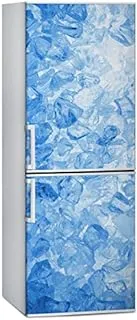 Creative 3D Blue Ice Fridge Sticker Self-adhesive Home Decorative Wall Sticker