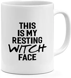 Loud Universe Ceramic This Is My Witch Face Funny Quote Mug