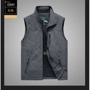 Fashion Men's New Vest Casual Jacket Vest