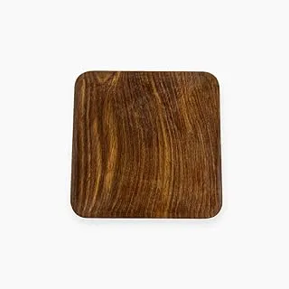 Egyptian Trading Company 0895 Wooden Square Plate, 25 cm x 25 cm Size