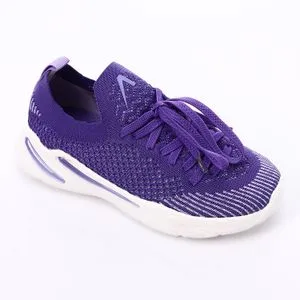 Activ Girls Purple & White Lace Up Sneakers