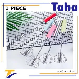 Taha Offer Stainless Steel Auto Rotating Whisk 1 Piece