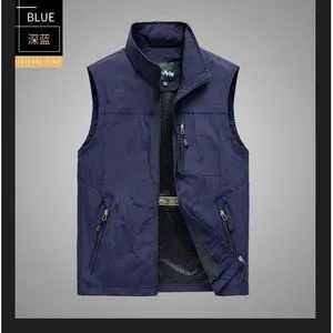 Fashion Men's New Vest Casual Jacket Vest