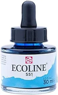 Ecoline Liquid Watercolor - Light Sky Blue-551-30 ml