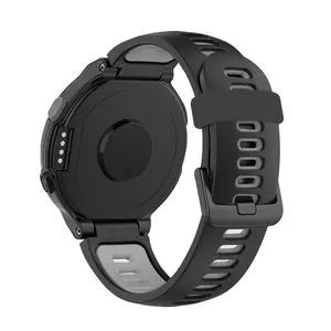 For Garmin Forerunner 220/230/235/620/630/735XT Two-color Watchband(Black+Grey)