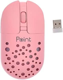 Point PT-70 Plastic Mouse Type C Interface With High Speed And Dual Mode For Windows/Mac - Pink