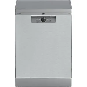 Beko BDFN26520XQ - Dishwasher 60 cm 6 program 15 person  - LED Display-Hygiene - (AquaIntense)- Fast - Inv.- Inox