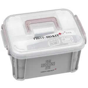 Box First Aid Kit Organizer Plastic Storage