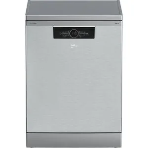 Beko BDFN36531XC - Dishwasher 60 cm 6 program 15 person  - LED Display - (CornerIntense)-Hygiene -SteamGloss-Fast - Half load- Inv - Inox