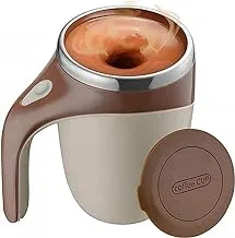 Coffee Stirring Cup, Rechargeable 304Stainless Steel Auto Rotating Electric Milk Cup Mark Mug Self Stirring Mixing Cup USB - Assorted Colors