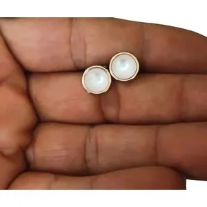 Bretty Fashionable Opal Moonstone Stud Earring Earrings Women Girls