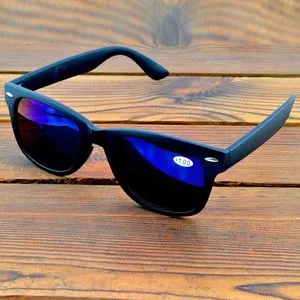 Clara Vida Blue Bifocal Reading Sunglasses +0.75 To +4